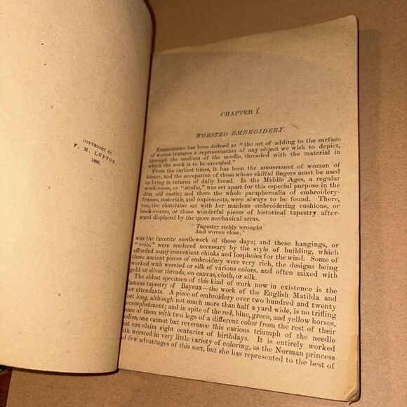 Antique 1886 Leisure Hour Liberty Vol 3 No 192 Artistic Embroidery / Ella Church - Picture 7 of 12